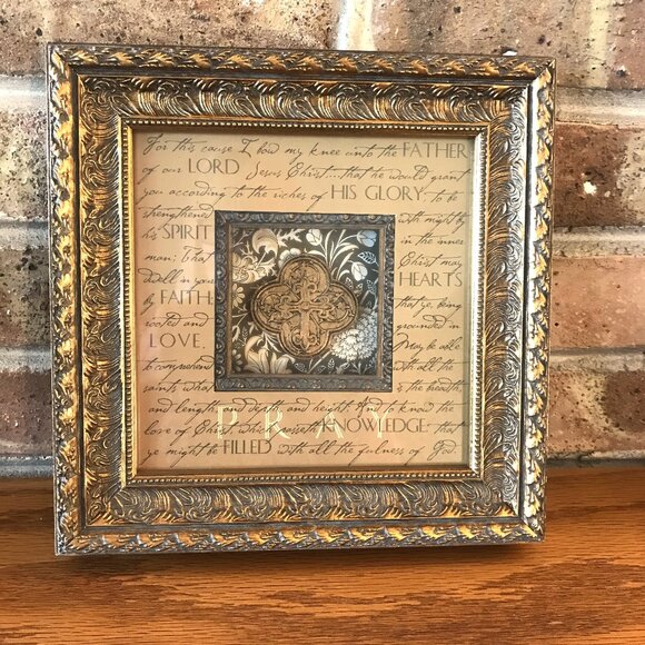 Brand New Christian Themed Wall Decor - 2 Matching Pieces - Great Gift! - Picture 3 of 7